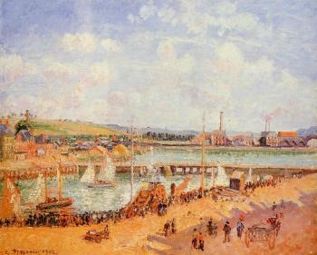 Camille Pissarro : The Port of Dieppe, the Dunquesne and Berrigny Basins